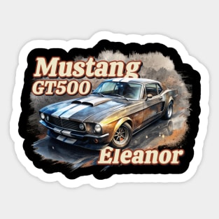 Mustang GT500 Eleanor Sticker